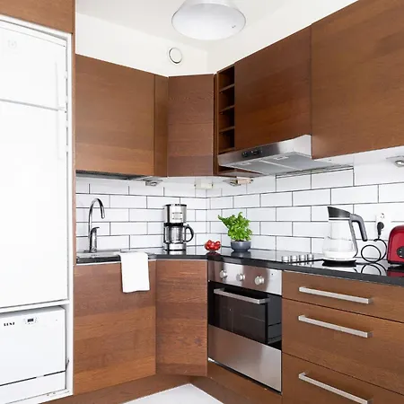 Family In Kallio Beside Metro W/ Free Parking * 赫尔辛基